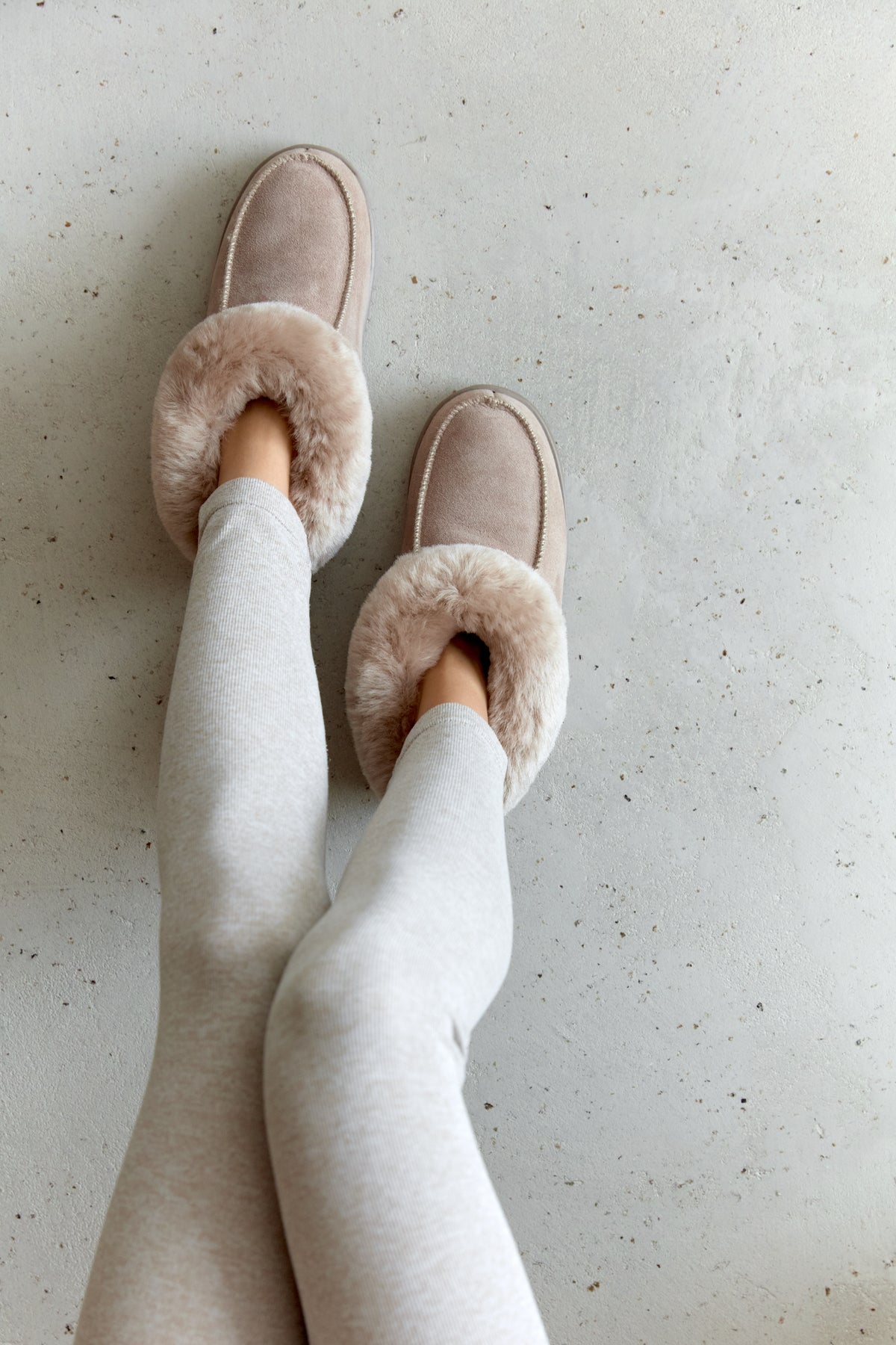 Women's sheepskin slippers | PEPPIN beige