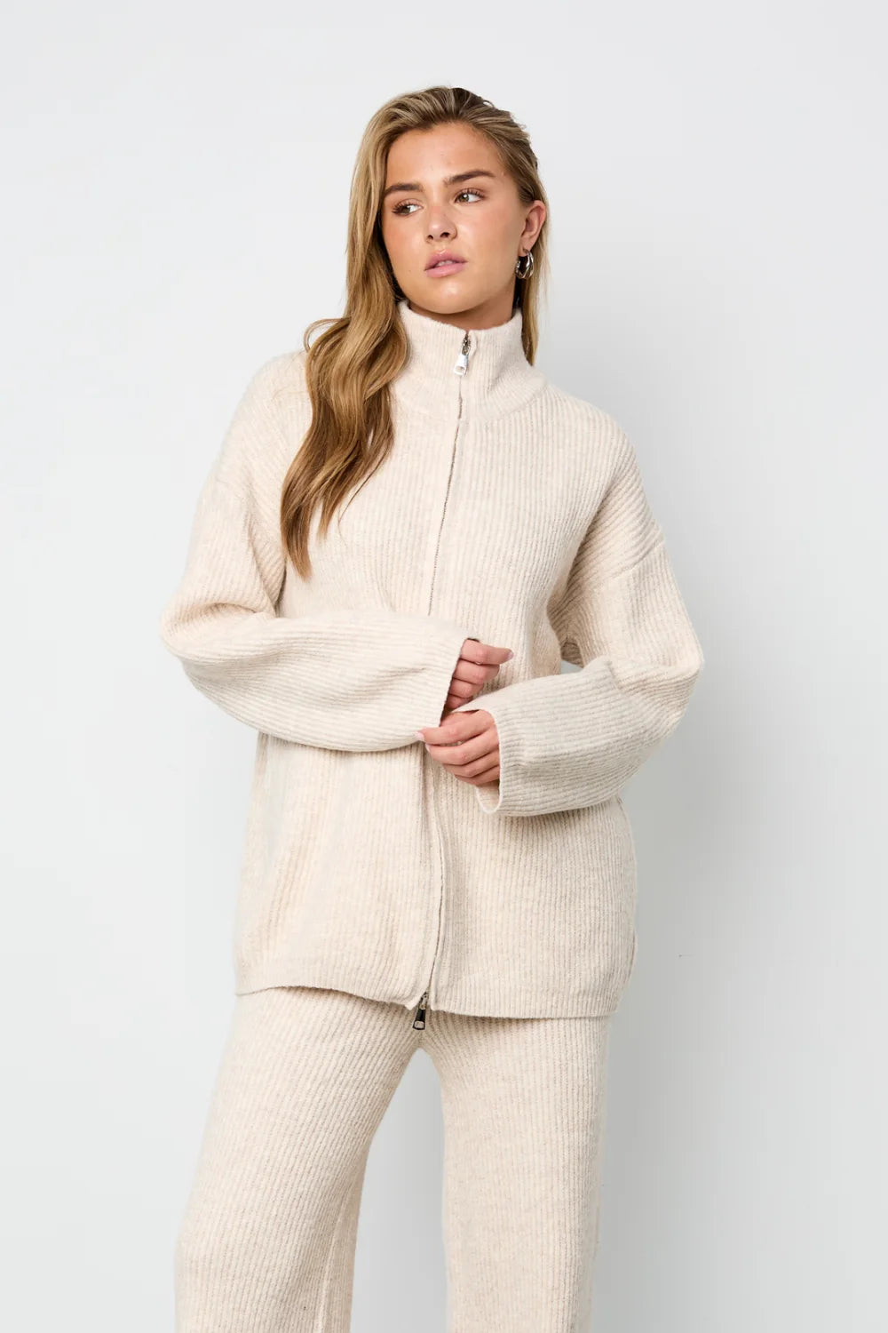Knit vest | beige