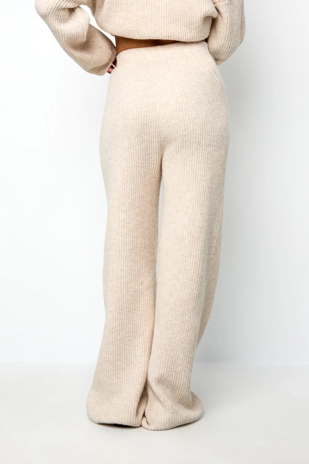 Knit Pants | Beige