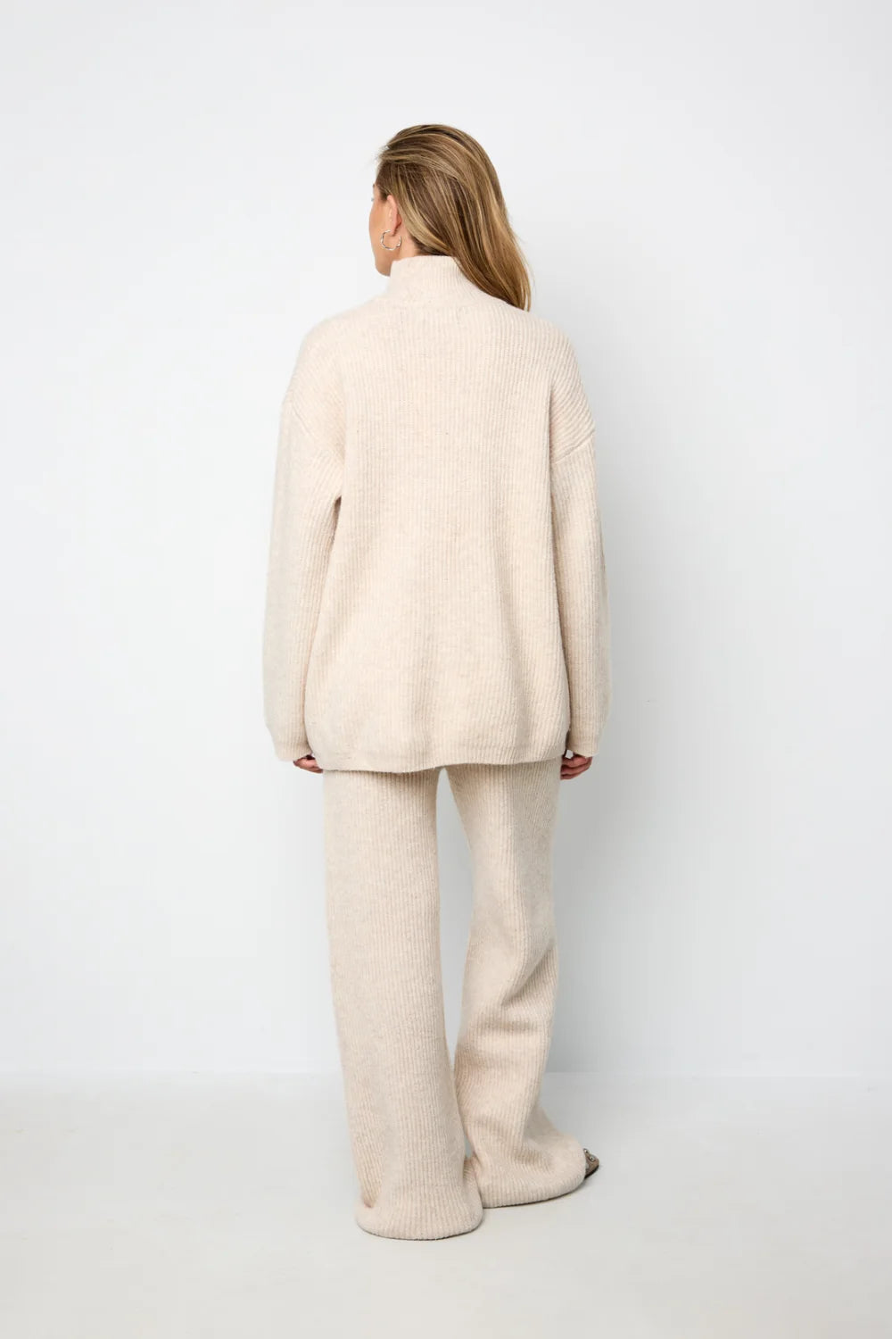 Knit Pants | Beige