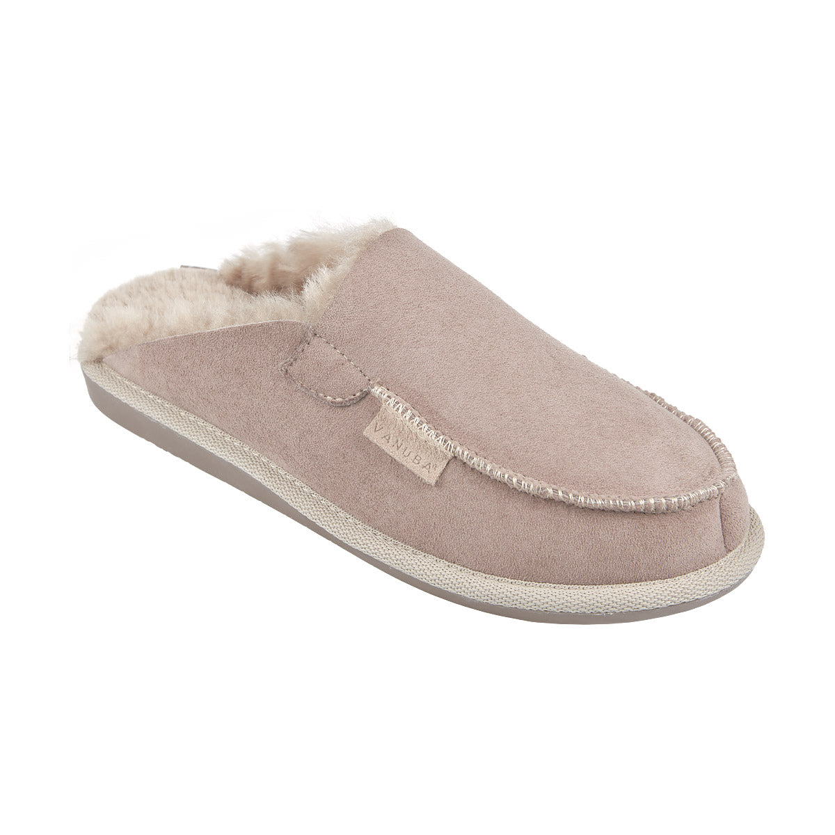 Schapenvacht Sloffen Dames Awassi – Beige – foto 3 | Six Senses