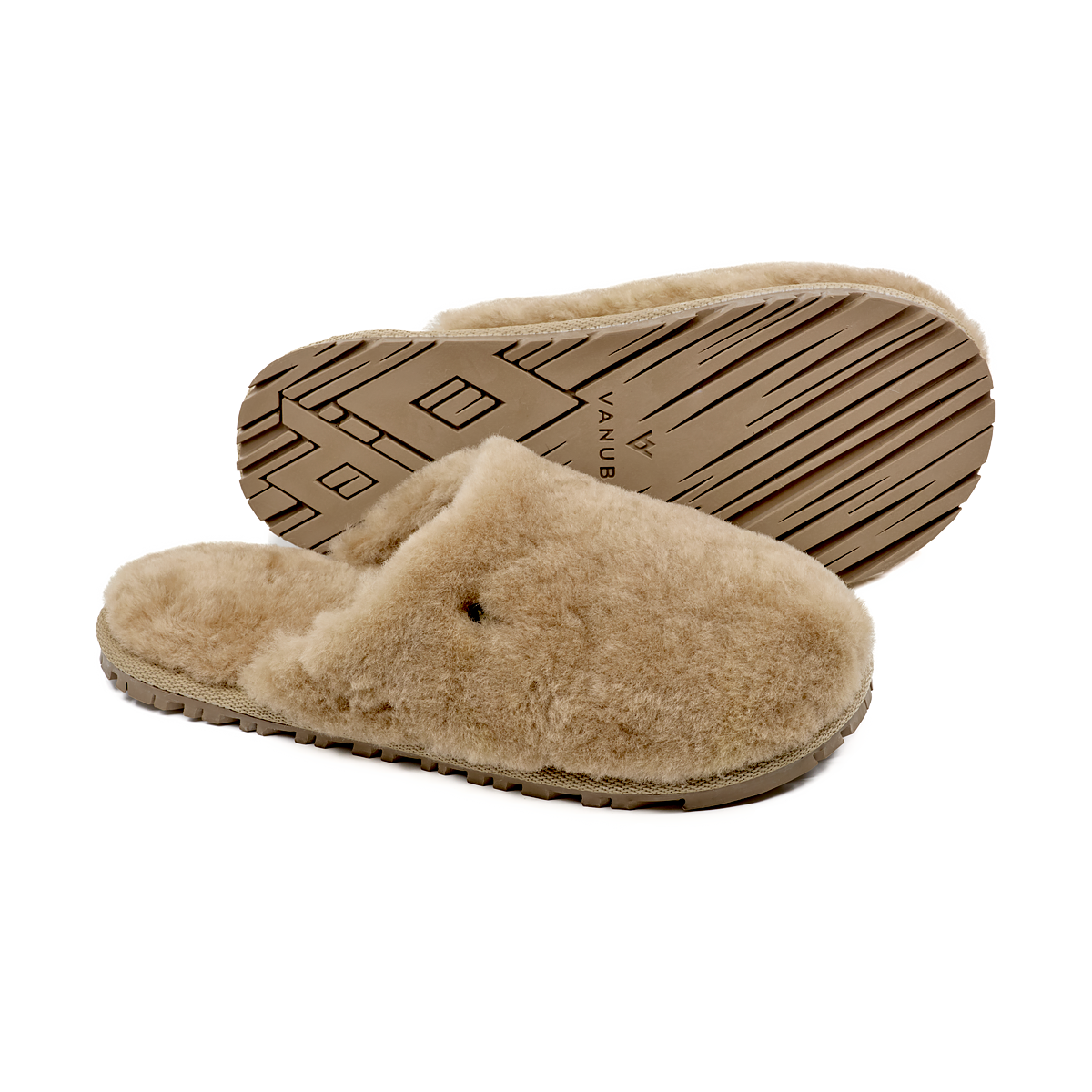 Women's sheepskin slippers | SHANNON beige