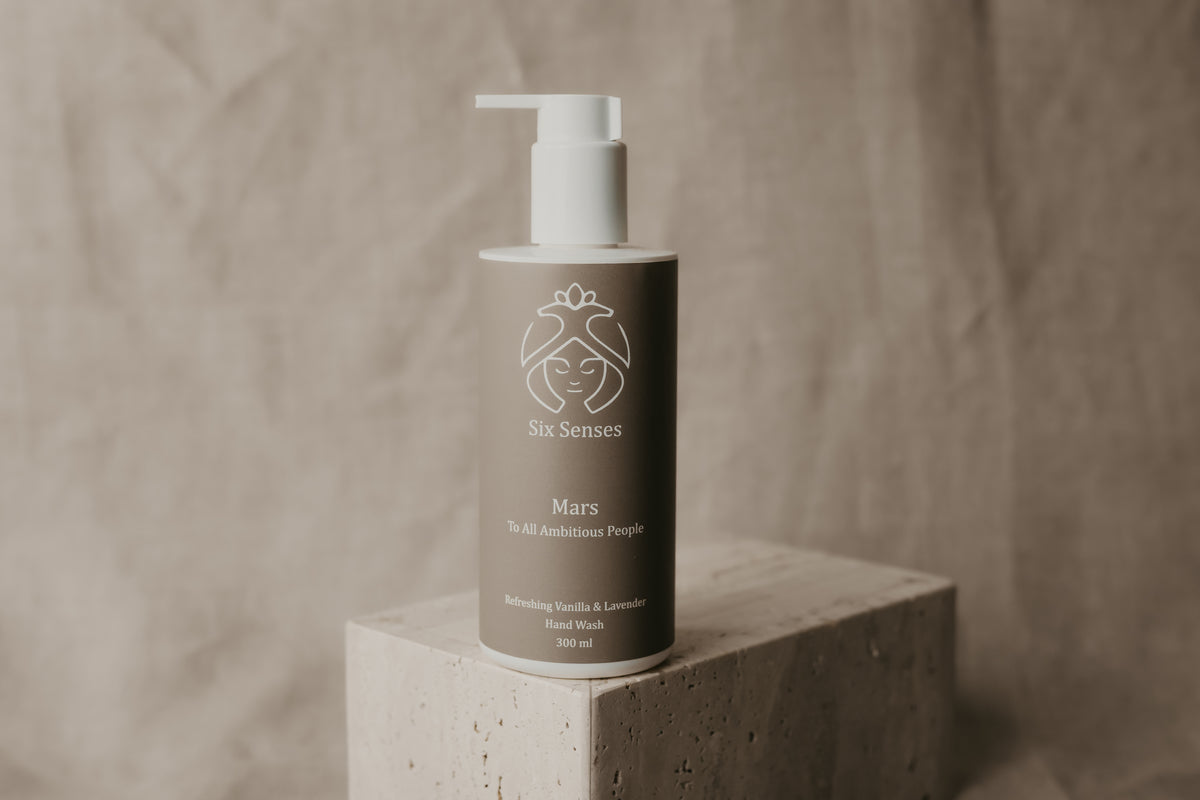Handzeep & Hand Wash Mars – Lavendel & Vanille | Six Senses