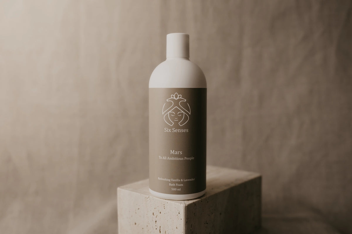 Badschuim Mars – Lavendel & Vanille | Six Senses