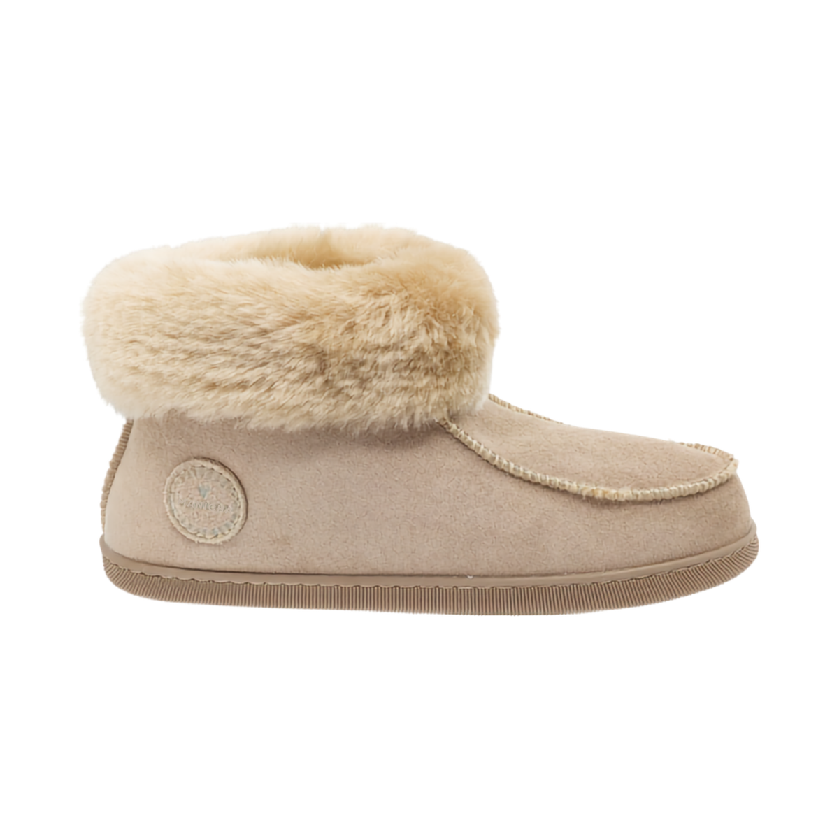 Women's sheepskin slippers | PEPPIN beige