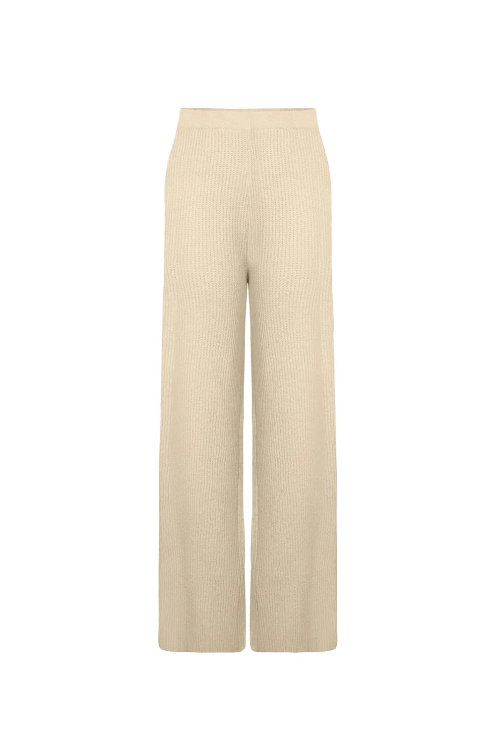 Knit Pants | Beige